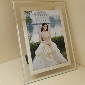 the9喻言周边同款亲笔签名照明信片写真生日礼物女生应援相框摆件