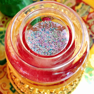 00宝成佛具淘宝圆通佛具佛教用品七彩发光舍利塔佛塔装藏舍利子白