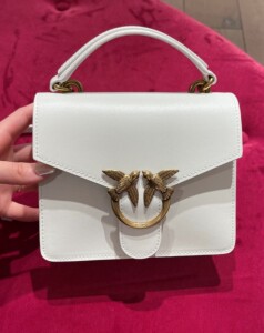 丹丹意购pinko专柜2021春夏款牛皮迷你手提方包不退换谨慎下单