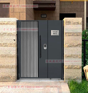 欧式铁艺大门别墅门户外防锈铁门庭院门入户门防盗门单双开门定做
