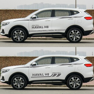 哈弗h6车身拉花