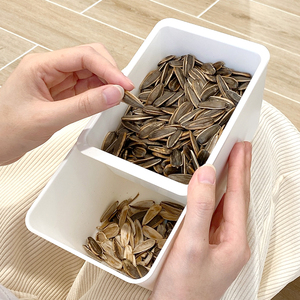 懒人追剧嗑吃瓜子神器瓜子盘盒果盘可放手机瓜子壳收纳盒手机架