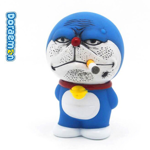 叮当猫抽烟恶搞社会哆啦a梦机器猫抽香烟汽车摆件手办