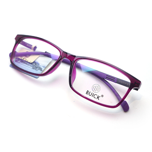 别克BUICK B1166A紫色女款超轻防滑近视眼镜框架广州优质好货专卖