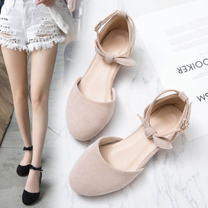 外贸2022魔术贴穿脱方便简约平跟耐磨舒适大码凉鞋女鞋f20247人付款