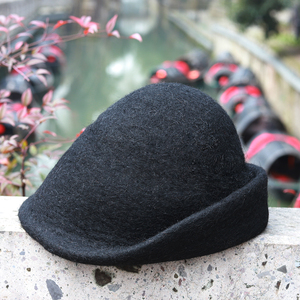 绍兴特产 送礼佳品纯手工绍兴乌毡帽 鲁迅孔乙己旅游男户外帽子