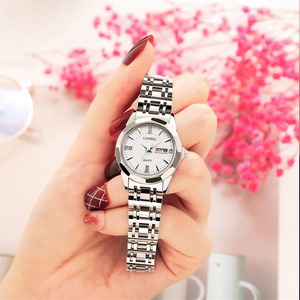 【劳思琪】名媛气质 防水双历·典雅时尚女士手表