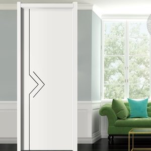 纯白色烤漆门贴纸