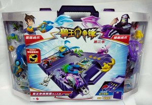 兽王争锋雷霆战爪vs黑焰战爪入门双人套装秦羽专用全属性精灵