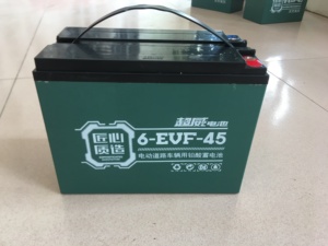 超威电动车电池 12V45AH硅胶电池6-EVF-45 单只