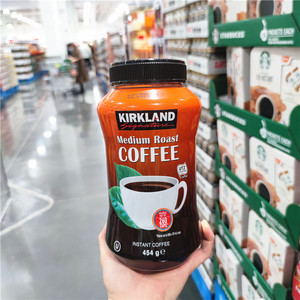 苏州costco代购 kirkland科克兰速溶咖啡粉454g提神免煮纯咖啡