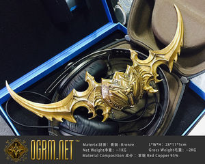 奥格瑞玛 青铜精工暴雪魔兽世界伊利丹武器朔望魔刃 埃辛诺斯战刃