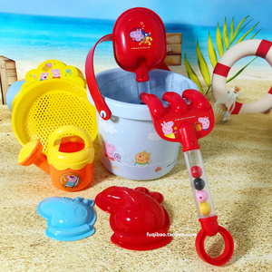 香港佩琪小猪佩奇儿童戏水玩沙滩工具套装婴儿洗澡沐浴玩具宝宝