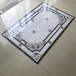 客厅拼花瓷砖800x800餐厅别墅高档拼花地砖入户玄关造型地心砖图