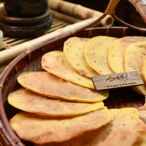 阳山麦饼无锡特产如意村阳山大麦饼椒盐芝麻葱油味薄脆饼老式烧饼