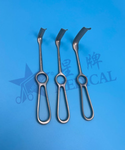 星牌骨科器械 凹型颈椎板式拉钩22cm