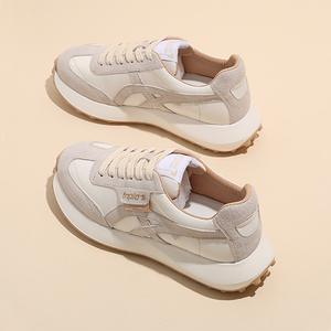 bella monroe~大气至简~春秋新款小蛮腰阿甘鞋女厚底轻便防滑百搭