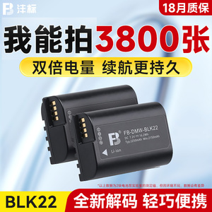 沣标DMW-BLK22电池适用松下Lumix微单相机GH6 GH6L GH5II DC-S5 S5K锂电板 电池充电器 数码配件