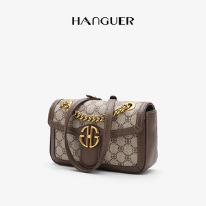 韩谷儿 ghg系列洋气大牌奢侈品女包2021新款百搭小方包单肩斜挎包