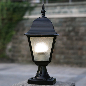 欧式围墙灯柱头灯墙头灯花园灯防水门柱灯四角墙柱灯景观庭院灯