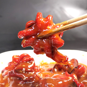 洋琪味付小章鱼芝麻八爪鱼2kg解冻即食 军舰寿司食材日式下酒小菜