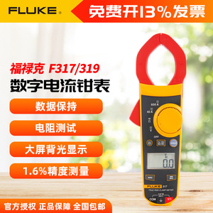 福禄克FLUKE 317/319/302+钳型万用表交直流钳形表电流表电流表
