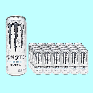 白魔爪饮料无糖能量型维生素运动功能饮料白罐330mlx24听