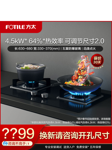 Fotile/方太 燃气灶天然气液化气煤气灶灶具双眼灶02-TH31B/TH25G