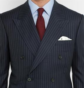 kingsman harrys navy pinstriped super 120s wool 西装套装