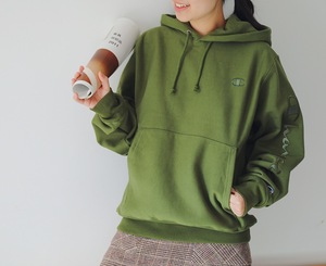 自留超显白 墨绿色 2018新冬 经典冠军刺绣带帽卫衣抓绒男女同款