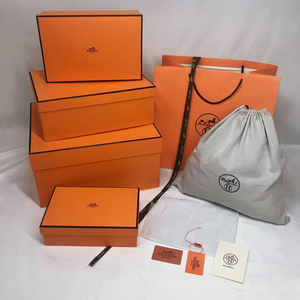 专柜同款hermes爱马仕纸袋礼品袋衣服围巾盒购物袋防尘袋手提袋子