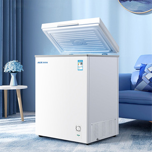 奥克斯卧式冰箱冷柜小冰柜家用冷冻小型迷你保鲜冷藏两用雪糕雪柜