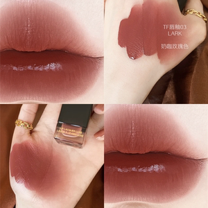 正品tom ford汤姆福特tf方管哑光唇釉16 69 03lark奶咖玫瑰nubile