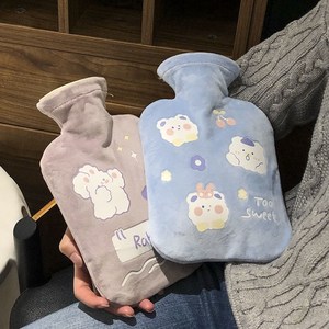 卡通热水袋暖肚子热敷暖手宝注水大小号防爆暖水袋灌水可爱女学生