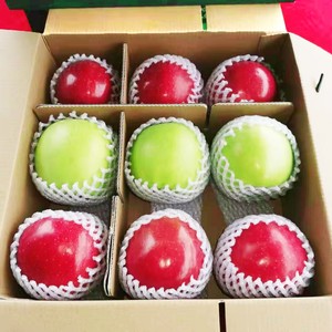 甘肃灵台苹果 90mm以上瑞阳 瑞雪组合【特大果9枚礼盒】6红3绿