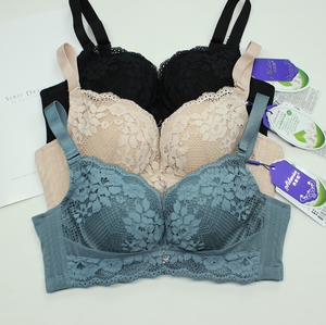 专柜西维娅s602-10文胸桑蚕丝软钢圈厚模杯小胸最爱调整型内衣