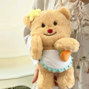 泰国黄油小熊公仔毛绒玩具可爱女生抱睡布娃娃熊玩偶儿童节礼物