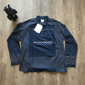 寄卖visvim 14ss kerchief dots tunic shirt 腰果花 波点 衬衫