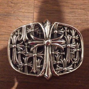 日本代购 chrome hearts 克罗心 十字坟墓腰带头腰带扣男款皮带扣