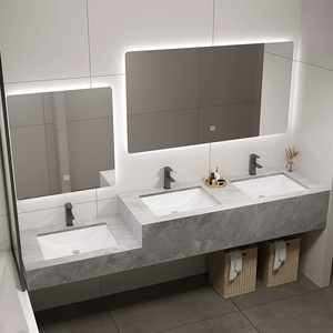 双盆高低洗手台