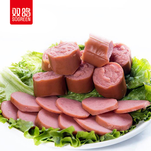 双鸽 蒜香烤肠400g果木熏香肠网红特色火腿肠即食手掰肠下酒菜