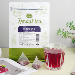 曼宁黑醋栗果茶三角茶包奶茶店水果茶奶茶专用茶6g*40包黑加仑茶
