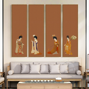 仕女图挂画