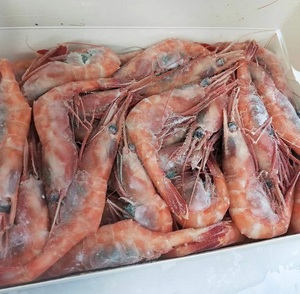 2l刺身甜虾大号生冻北极甜虾1kg/盒日本料理寿司即食虾海鲜食材