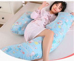 舒适透气孕妇枕头护腰侧睡枕u型枕多功能托腹用品抱枕侧卧睡枕潮