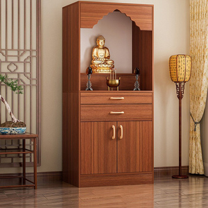 佛龛新中式立柜神台柜财神爷柜子观音佛像橱柜菩萨柜佛台家用香案