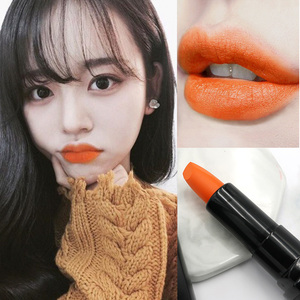 雾面哑光橘黄色口橙色阿宝色正橘色口红唇膏范冰冰武媚娘ins超火