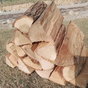 取暖木材 壁炉柴火农村老灶台干木柴松木篝火木装饰木耐烧果木