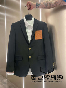 loewe/罗意威 2022新款男士休闲商务正装翻领夹克西装西服外套