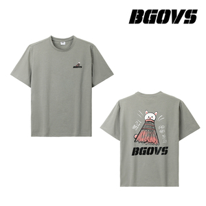 2024韩国新品BGOVS羽毛球服男女情侣速干吸汗时尚运动短袖T恤正品